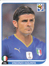 Vincenzo Iaquinta Italy samolepka Panini World Cup 2010 #428